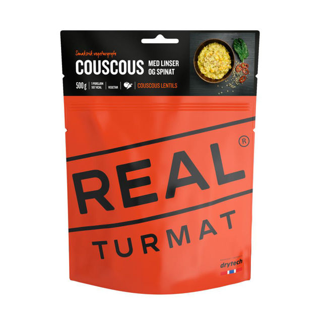 Real Turmat  Couscous med linser og lime 500 gr OneSize