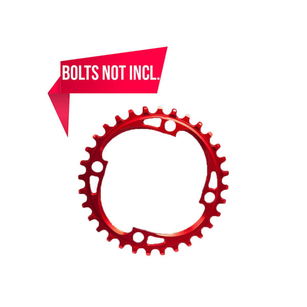 Absoluteblack  Chainring Ø104 mm Red 36T